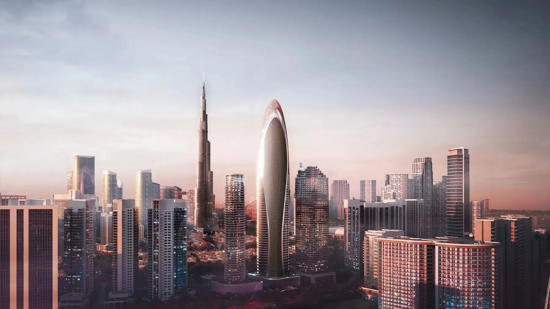 Dubai skyline, representing the Gulf side of the Spain-Gulf corridor